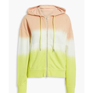 NWT ATM Dégradé French cotton-terry hoodie Size xs/s